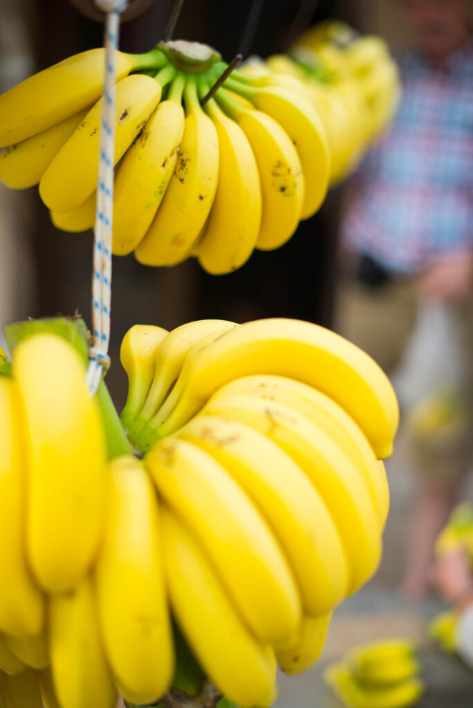 hanging bananas